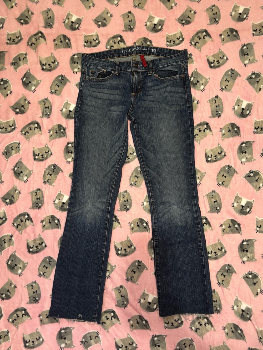 Guess Jeans Carla Bootcut Size 28 Dark Wash